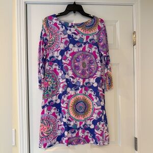 Lilly Pulitzer Colorful Patterned Dress - Size M
